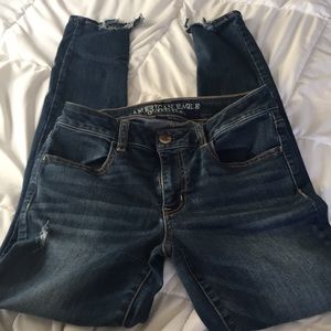 AEO distressed jeans